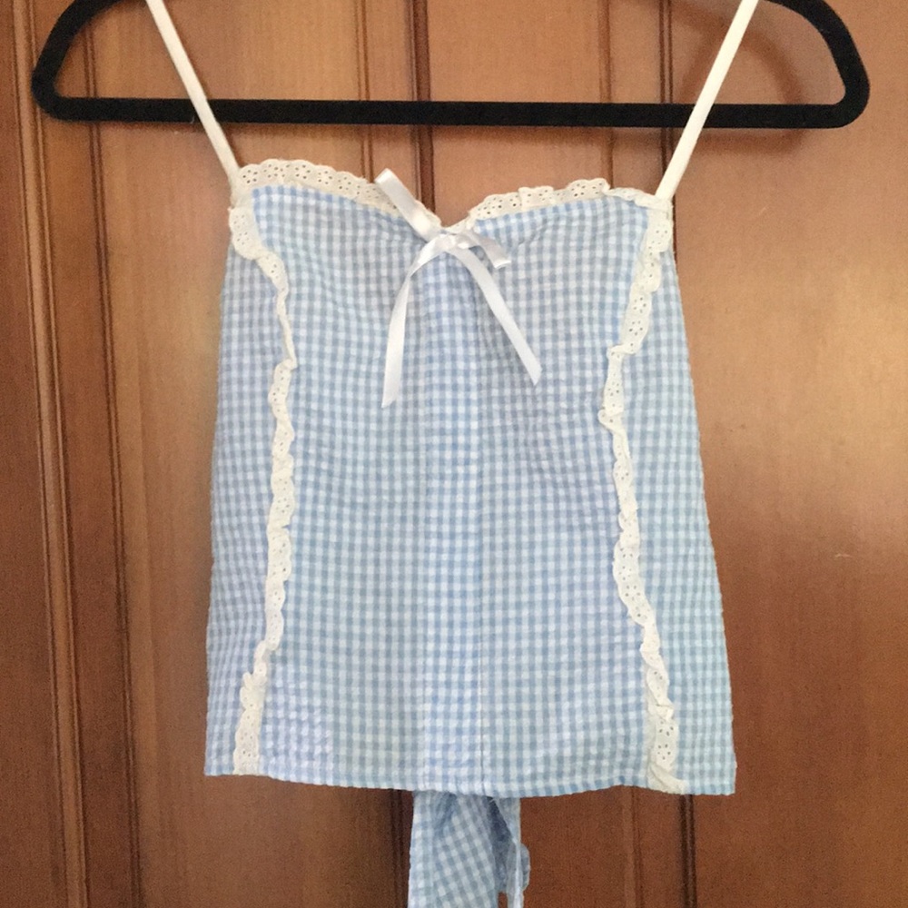A pinko gingham top